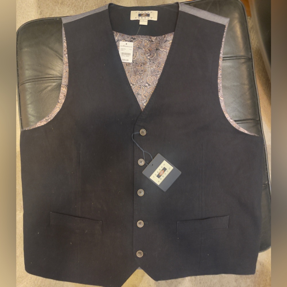 Men’s Brand new Joseph Abboud soft Vest